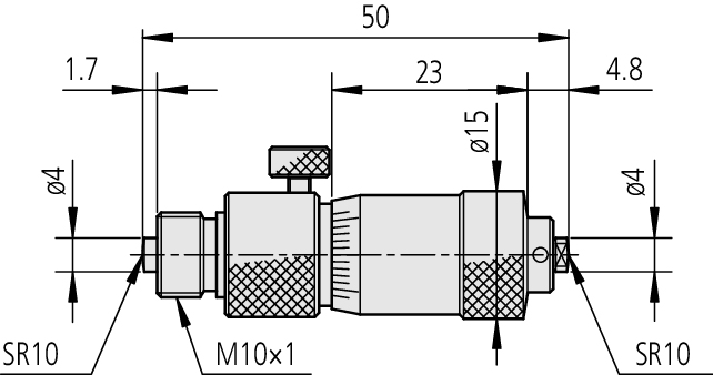misure micrometro 137-204 Mitutoyo