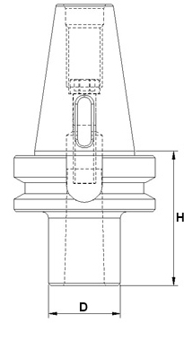 schema riduzione cono morse per punte ISO40 LTF PRT