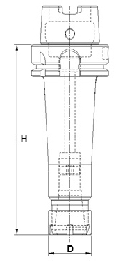 schema ghiera mini HSKA63 ER25 LTF PRT