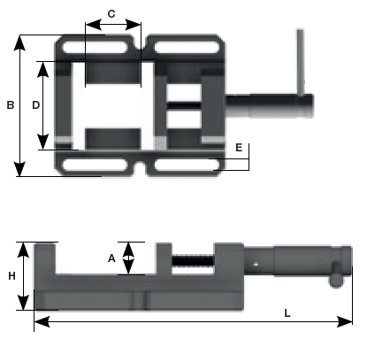 schema morsa trapano colonna BME 120 Optimum