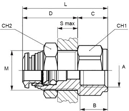 Schema raccordo Aignep 50055