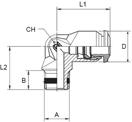Schema raccordo Aignep 50100