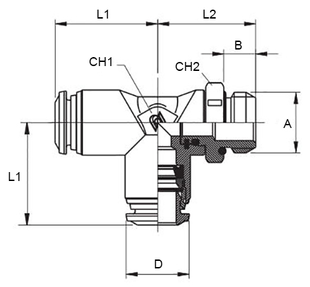 Schema raccordo Aignep 50226