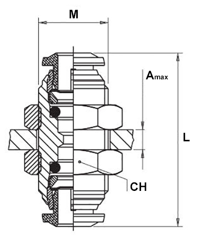 Schema raccordo Aignep 60050