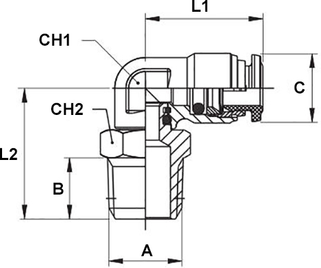 Schema raccordo Aignep 60110