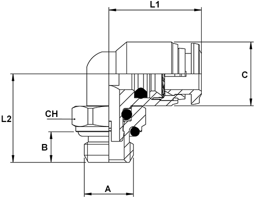 Schema raccordo Aignep 60115X