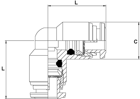 Schema raccordo Aignep 60130X