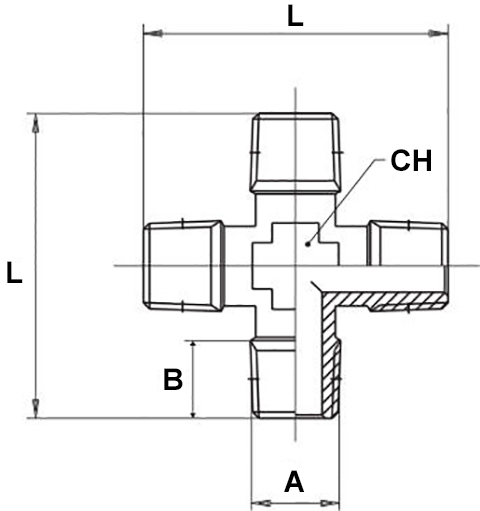 Schema raccordo Aignep 6030