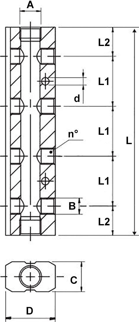 Schema ripartitore Aignep 6048