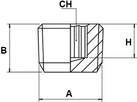 Schema tappo Aignep 3025