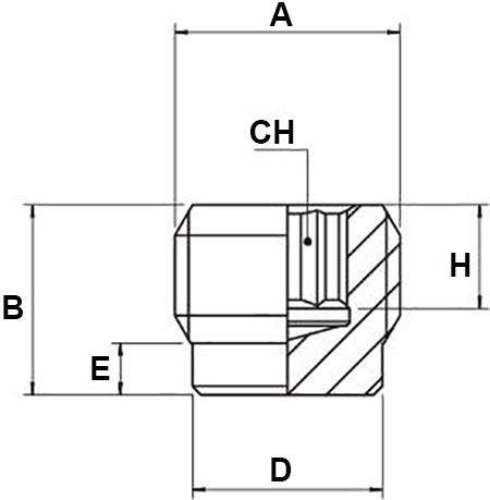 Schema tappo Aignep 3026