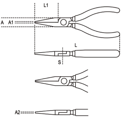 Schema Tecnico pinza Beta 1008BM