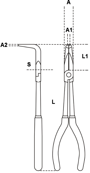 Schema Tecnico pinza Beta 1009L/C