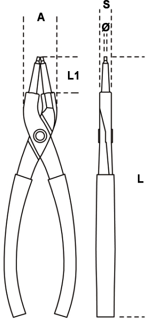 Schema Tecnico pinza Beta 1032