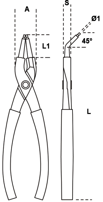 Schema Tecnico pinza Beta 1033