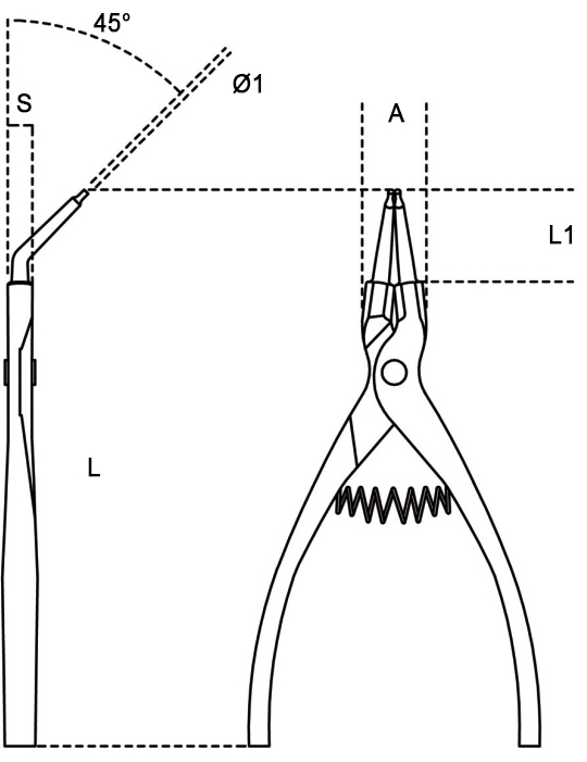 Schema Tecnico pinza Beta 1037