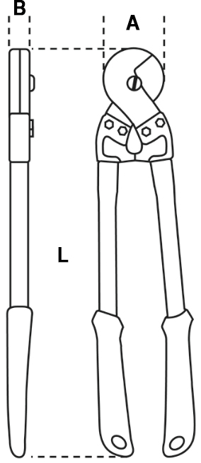 Schema tecnico tagliafuni Beta 1104