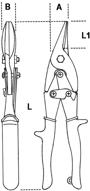 Schema tecnico cesoia Beta 1122