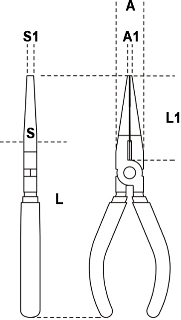 Dimensioni pinza 1162 Beta