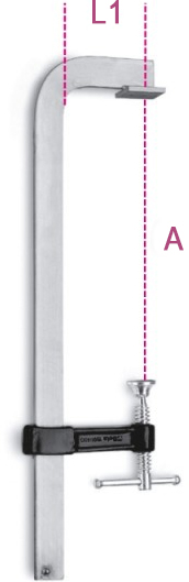 Schema tecnico morsetto standard Beta 1591