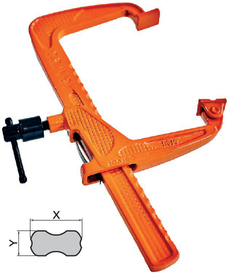 Schema tecnico strettoio T285 Finat