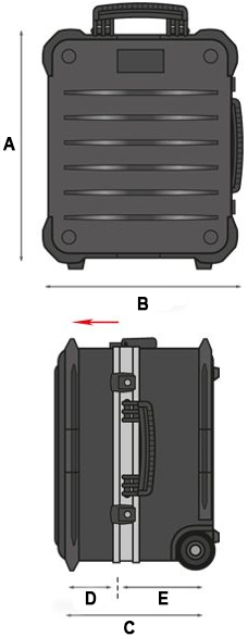 Schama tecnico trolley utensili V-Rock Turtle GT Line