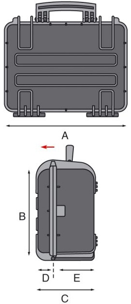 Schama tecnico valigia utensili Waterproof GT Line