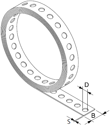 schema tecnico bandella LBF Fischer