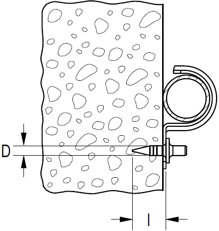 schema tecnico chiodo ED Fischer