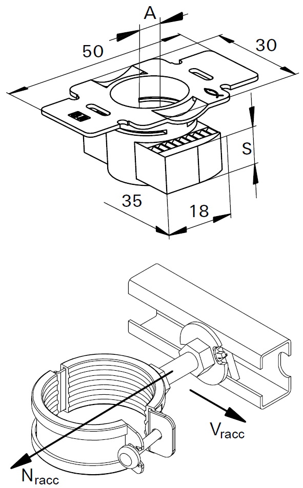 schema tecnico dado FCN Clix P8 Fischer