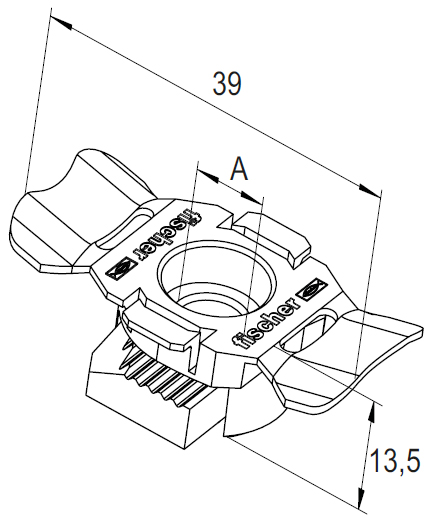 schema tecnico dado di gollegamento FSM Clix P Fischer