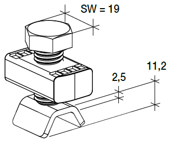 Schema tecnico dado FTRC Fischer