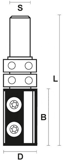 schema tecnico fresa legno HW Klein