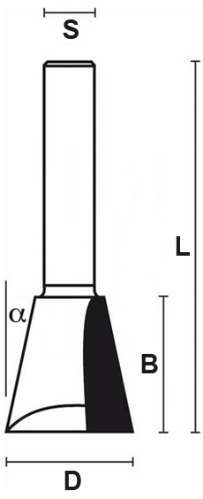 schema tecnico fresa legno HW Klein