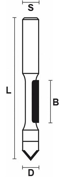 schema tecnico fresa legno HW Klein