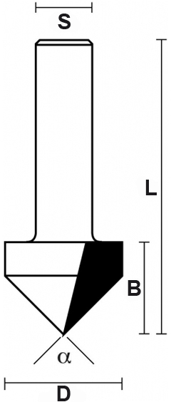 schema tecnico fresa legno HW Klein