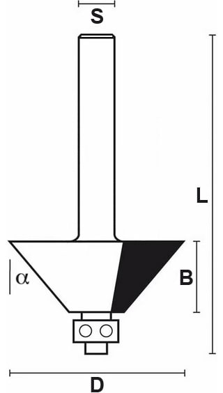 schema tecnico fresa legno HW Klein