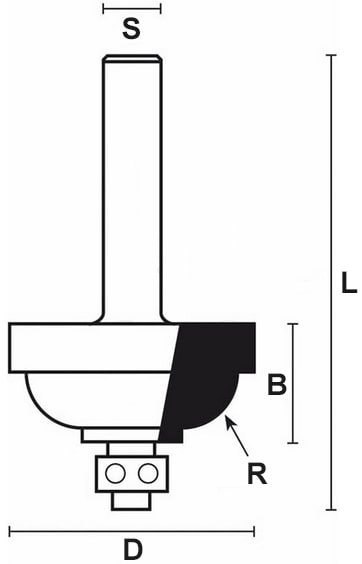 schema tecnico fresa legno HW Klein