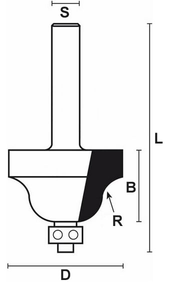 schema tecnico fresa legno HW Klein