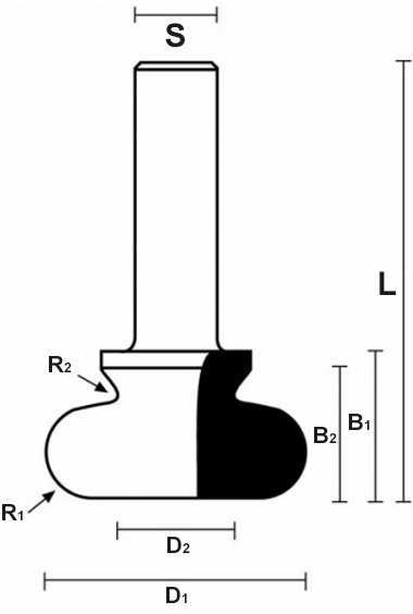 schema tecnico fresa legno HW Klein