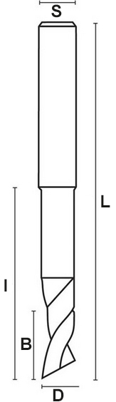 schema tecnico frese alluminio lunghe Klein