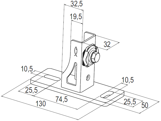 schema tecnico mensola SF31 Fischer