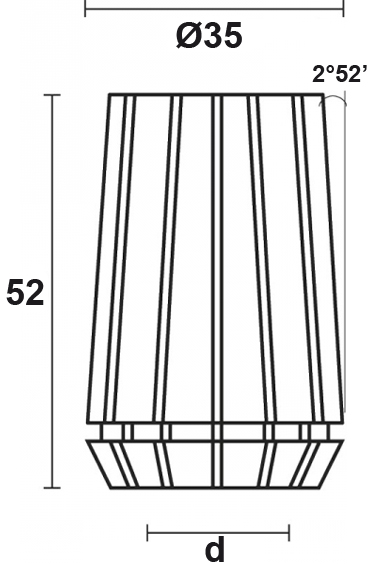 schema tecnico pinze EOC25 DIN6388 Klein