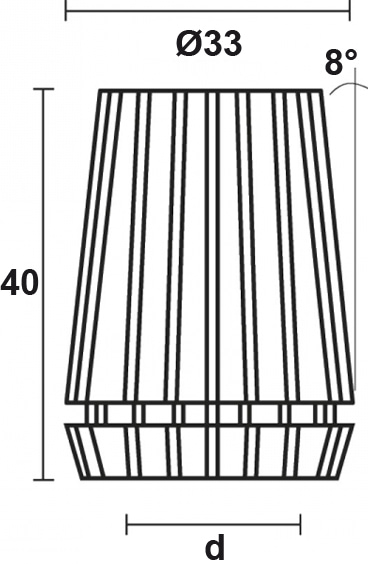 schema tecnico pinze ER32 DIN6499 Klein