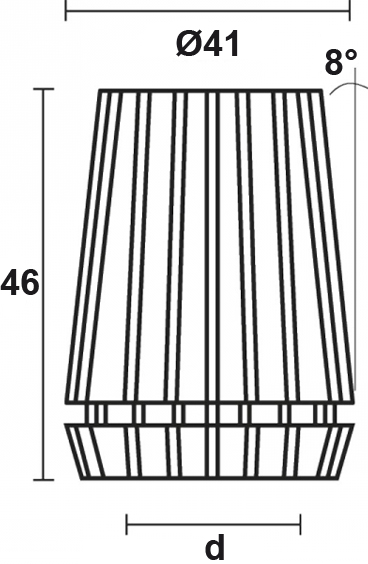 schema tecnico pinze ER40 DIN6499 Klein