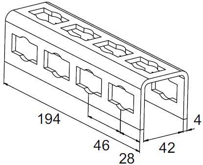 schema tecnico prolunga PFUF Fischer