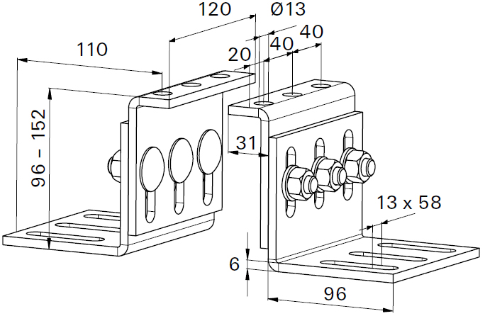 schema tecnico sella FFPK Fischer