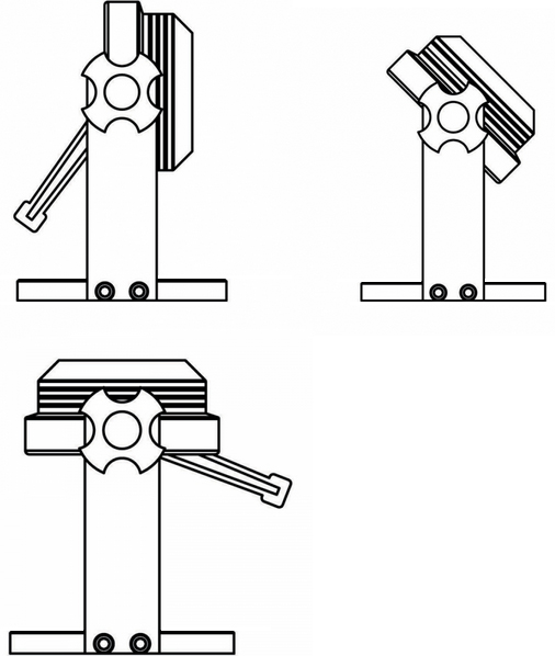 schema tecnico smontaconi universale regolabile Klein