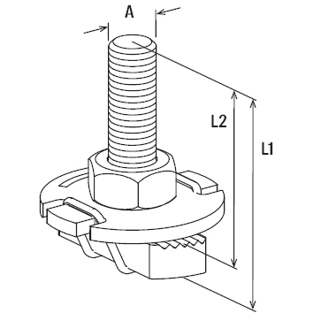 schema tecnico vite rombo FHS Clix S Fischer