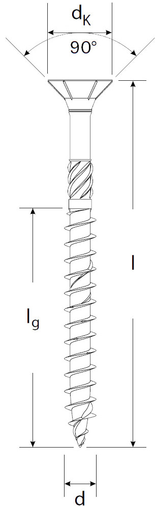 schema tecnico vite FPF ST ZPP Fischer